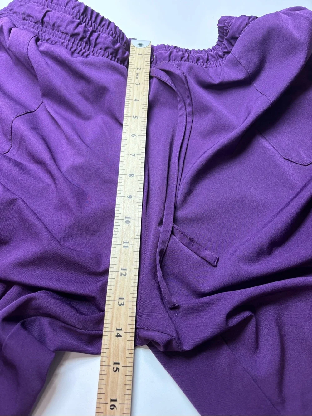 Healing Hands HH Works Women’s Renee Jogger Purple Scrub Pants EUC Size 2X
